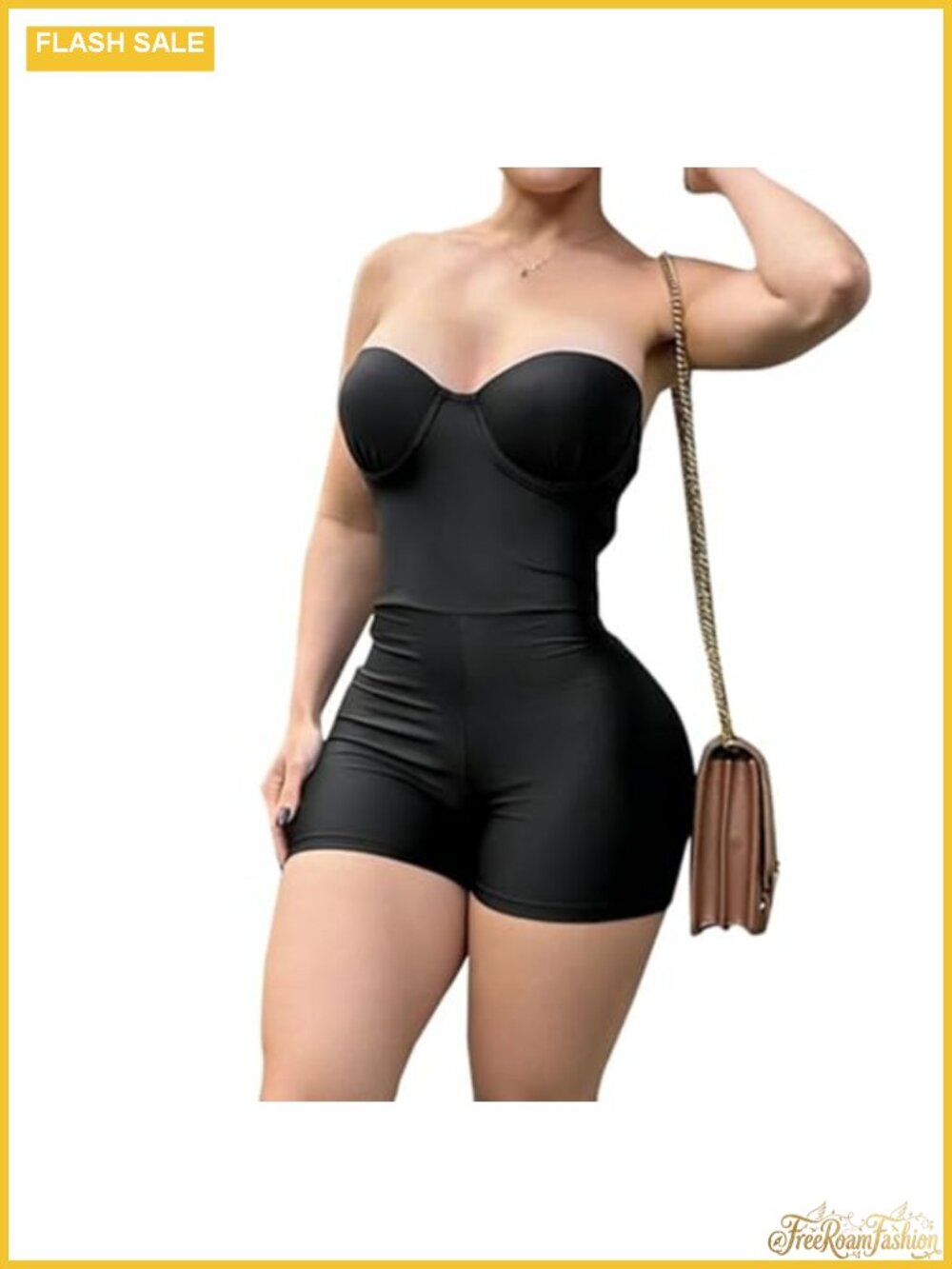 Sexy Backless Jumpsuit for Women Bodycon Party Club One Piece Outfit